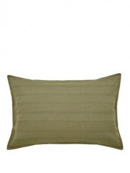 DKNY Avenue Stripe Standard Pillowcase - Olive