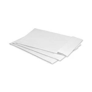 5 Star Office C4 Envelopes Peel and Seal Window Gusset 25mm 120gsm 324x229x25mm White Pack of 125