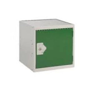 One Compartment Cube Locker D300mm Green Door MC00088