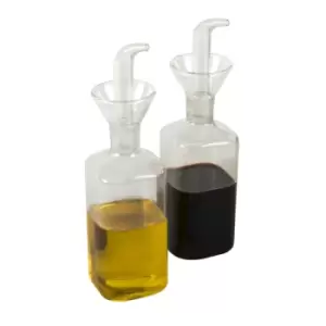 Oil and Vinegar Glass Dispenser Bottle 250ml - Set of 2 M&amp;W