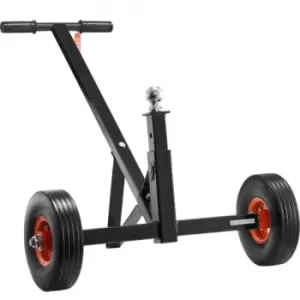 VEVOR Adjustable Trailer Dolly, 600lbs Tongue Weight Capacity, Carbon Steel Trailer Mover with 16''-24'' Adjustable Height, 1-7/8'' Hitch Ball & 10''