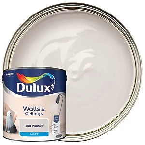 Dulux Walls & Ceilings Just Walnut Matt Emulsion Paint 2.5L