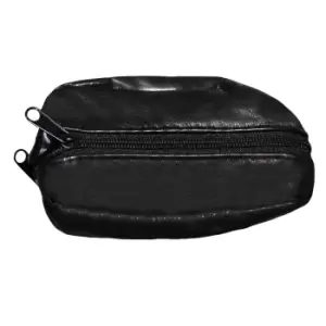 Forest Mens Leather Coin Purse (One Size) (Black)