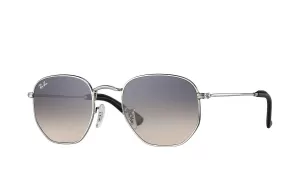 Ray-Ban 0Rb3548 Hexagonal Sunglasses - Silver