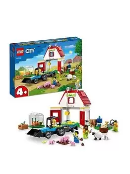 Lego City Farm Barn & Farm Animals Toy Set 60346