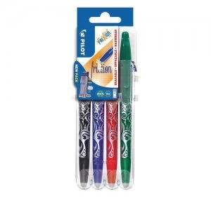 Pilot FriXion Set2Go Rollerball Pens Assorted Pack of 4 3131910546795