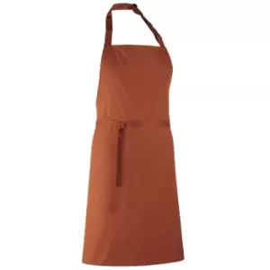 Premier Colours Bib Apron / Workwear (Pack of 2) (One Size) (Chestnut)