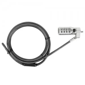 Targus ASP86RGL cable lock Black Silver 1.98 m