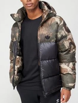 adidas Down Regen Padded Jacket - Camo, Size XL, Men