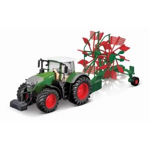 Fendt Vario With Whirl Rake Tractor Model