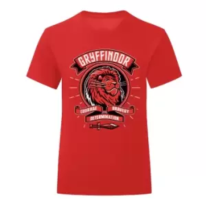 Harry Potter Childrens/Kids Comic Style Gryffindor T-Shirt (7-8 Years) (Red/Black)
