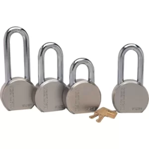 63.5X50MM Shackle Solid Steel Round Body Padlock