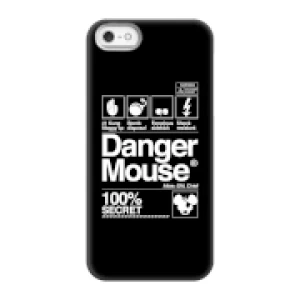Danger Mouse 100% Secret Phone Case for iPhone and Android - iPhone 5/5s - Snap Case - Gloss