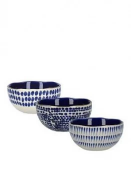 Kitchencraft Mikasa Azores Speckle Dipping Bowls ; Set Of 3