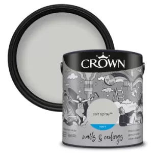 Crown Matt Emulsion Paint Salt Spray - 2.5 litres