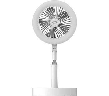 GEOSMART PRO AirLit Smart Pedestal Fan with Beauty Mirror - White