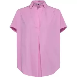 French Connection Cele Rhodes Short-Sleeve Shirt - Pink