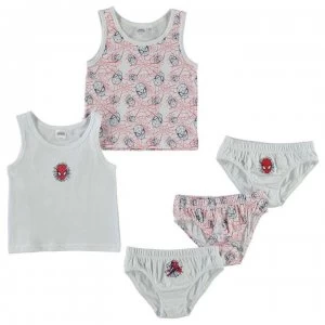 Character 5 Pack Vest and Brief Set Infant - Spiderman