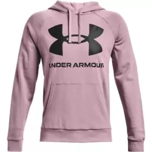 Under Armour Armour Fleeced Logo Hoodie Mens - Pink