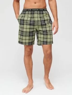 Calvin Klein Check Lounge Shorts, Multi Size XL Men
