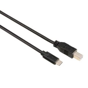 Hama 1.8m USB B Plug to USB Type C Cable