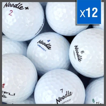 Maxfli Lake Balls - 12 Grade A Recycled Golf Balls - White
