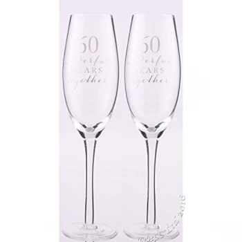 Amore By Juliana Champagne Flute Set - 60th Anniversary
