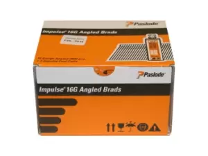 Paslode 300277 IM65A 16G x 38mm Stainless Steel Angled Brad Fuel Pack x 2000