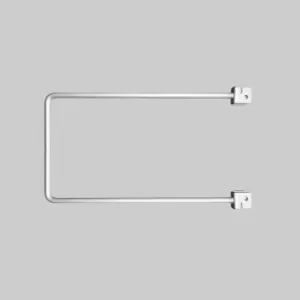 RBUK Hardware Twin Slot Flexible Bookend - 250mm - White - 2 Pack