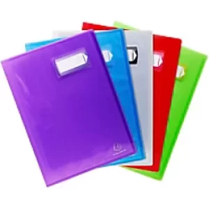 Exacompta Display Book PP Crystal A4, 30 Pkts, Assorted, 2 Packs of 6