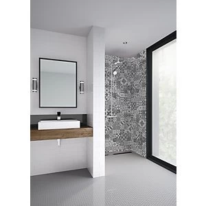 Mermaid Elite Abruzzo Post Form Single Shower Panel 2420 x 1200mm