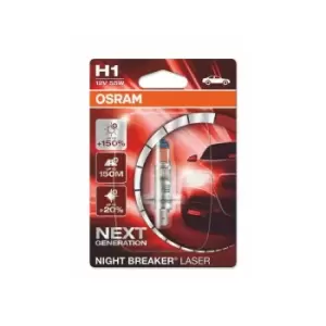 OSRAM Performance Bulbs - H1 +150% More Brightness - (448) P14.5 - Halogen - NIGHT BREAKER LASER - 64150NL-01B