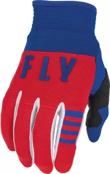 FLY Racing F-16 Gloves Red White Blue L