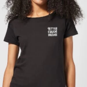 Buttercream Dreams Womens T-Shirt - Black - 4XL