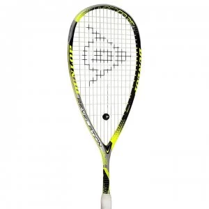Dunlop HyperFibre Plus Revelation Junior Squash Racket - Yell/Blk/Silver