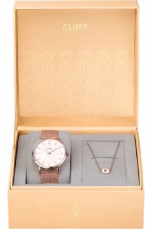 Cluse Minuit Heart Gift Set Watch CLG013