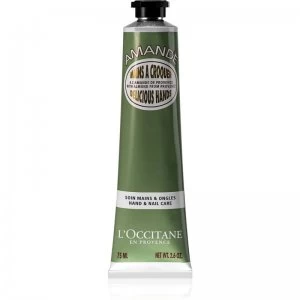 LOccitane Amande Delicious Hands Moisturizing and Nourishing Cream for Hands and Nails 75ml