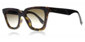 Fendi 0195S Sunglasses Havana Black LC1 50mm