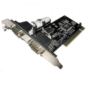 Dynamode PCI to Serial Dual Port Adapter Card interface cards/adapter