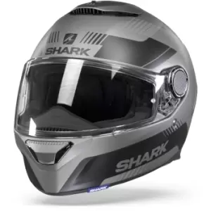 Shark Spartan 1.2 Strad Mat Anthracite Black Silver Full Face Helmet M