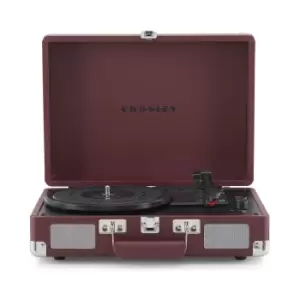Crosley Cruiser Plus Burgundy Turntable With Bluetooth Out