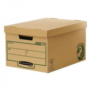 Bankers Box by Fellowes Earth Series Standard Storage Box with Lift
