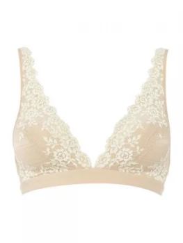 Wacoal Embrace lace soft cup non wired bra Nude