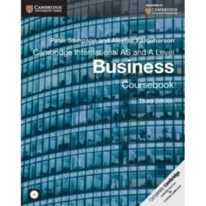 Cambridge International AS and A Level Business Coursebook with CD-ROM