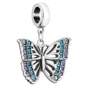 Chamilia Rainforest Butterfly Charm with Swarovski Crystal