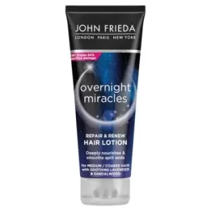 John Frieda Lavender Overnight Miracles Repair & Renew Leave In Hair Mask
