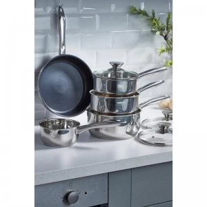 Russell Hobbs Classic Collection Stainless Steel Pan 5 Piece Set