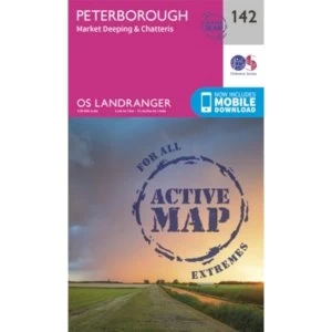 Peterborough, Market Deeping & Chatteris by Ordnance Survey (Sheet map, folded, 2016)