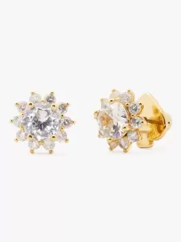 Kate Spade Sunny Stone Halo Stud Earrings, Clear, One Size