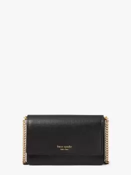 Kate Spade Morgan Flap Chain Wallet, Black, One Size
